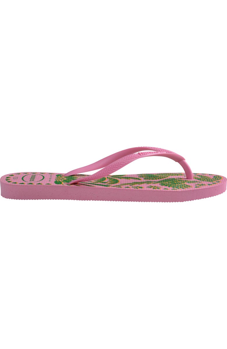 Havaianas Tucano Slim Flip Flop, Alternate, color, Pink Lemonade