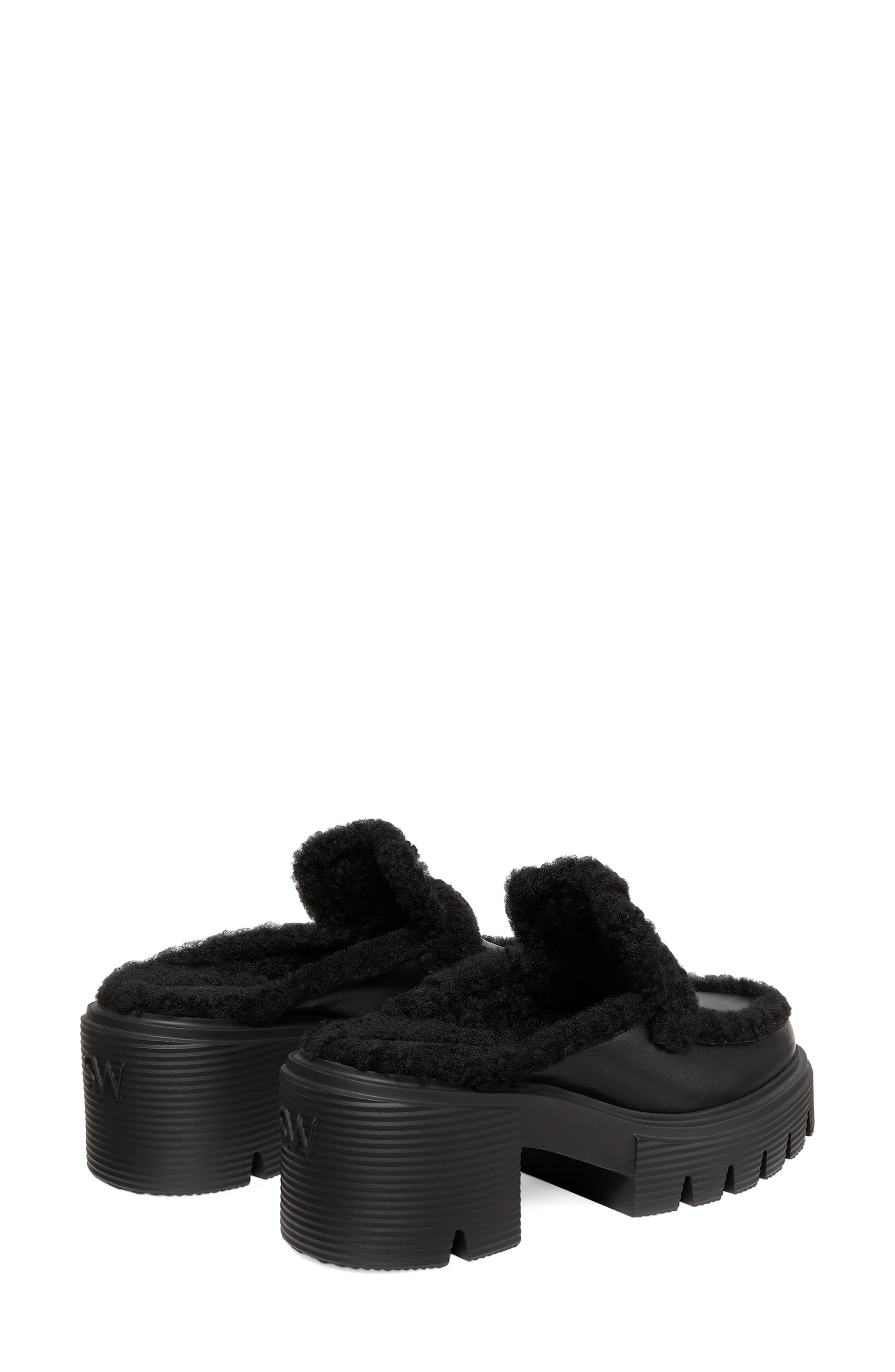 Stuart Weitzman Soho Chill Genuine Shearling Lined Mule, Alternate, color, 