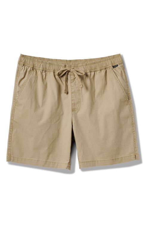 Quiksilver Taxer Stretch Drawstring Shorts In Twill