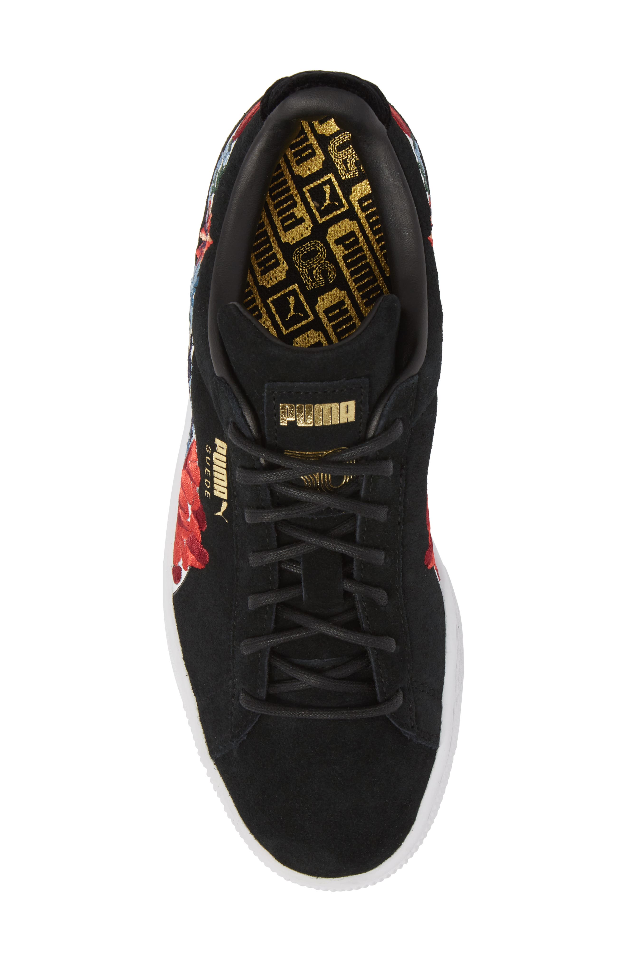 PUMA Suede Hyper Embellished Sneaker, Alternate, color, 