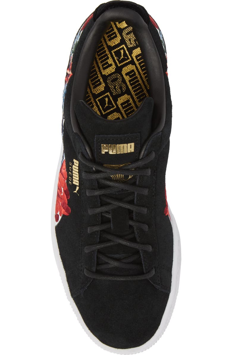 PUMA Suede Hyper Embellished Sneaker, Alternate, color,