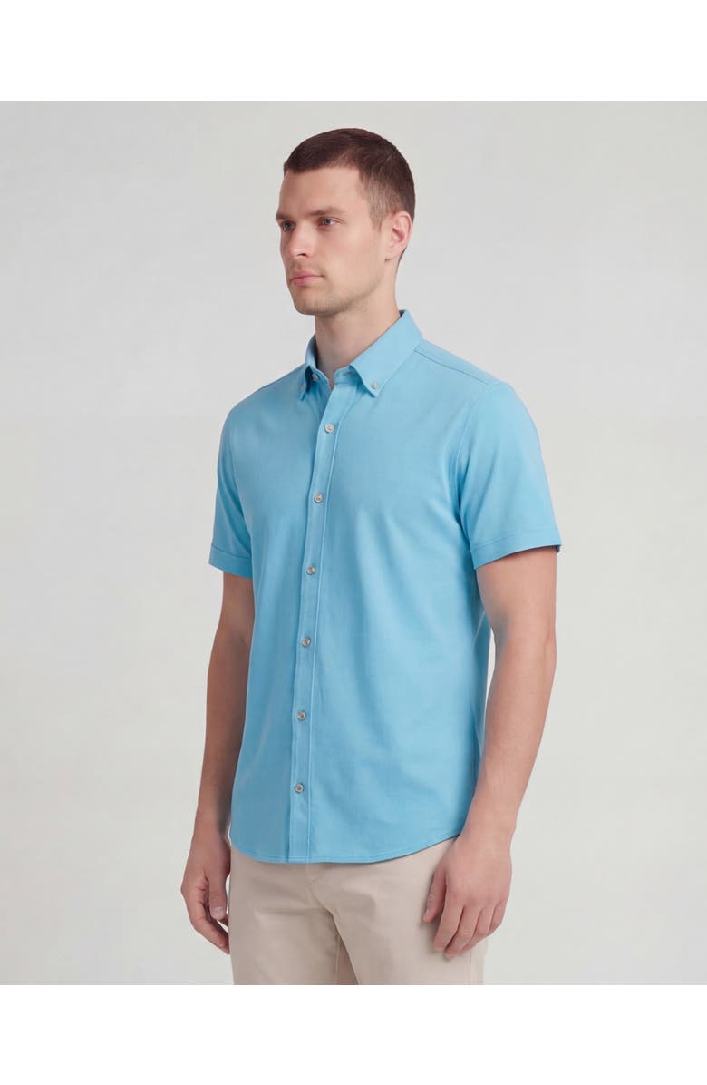 Lords of Harlech Mens Knit Shirt, Alternate, color, Teal