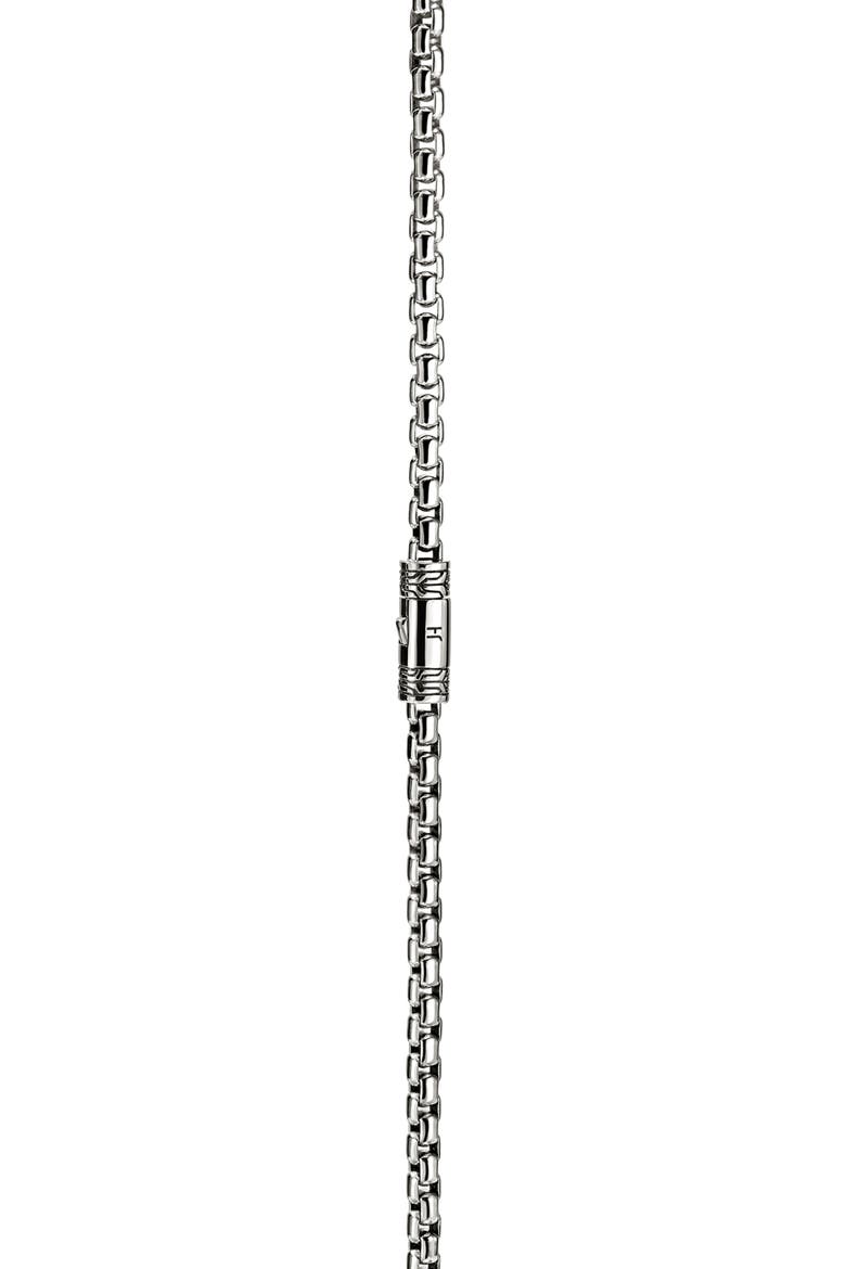 Box Chain Necklace, 3.7mm, Alternate, color, STERLING SILVER