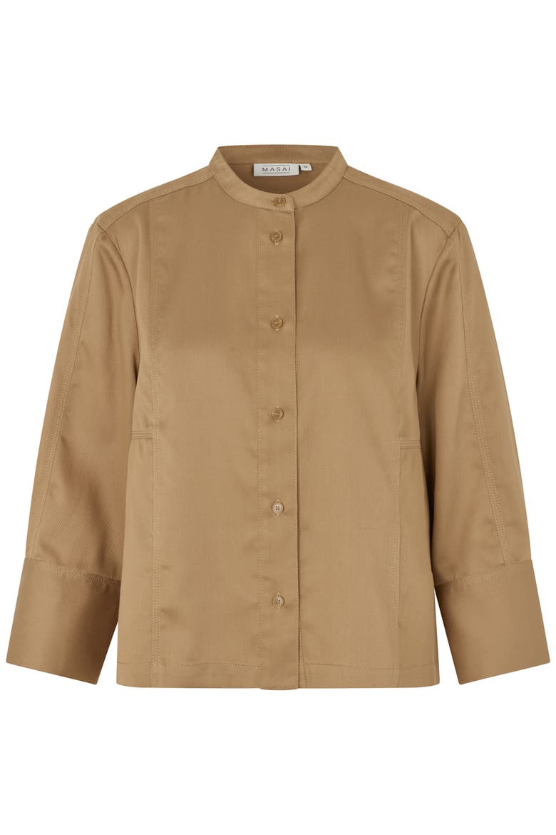 MaIthoria 3/4 Sleeve Shirt, Alternate, color, Petrified Oak