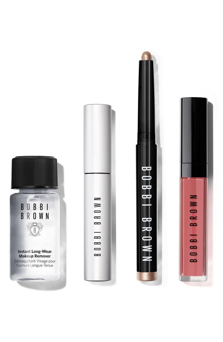 Bobbi Brown Essential Lip Gloss & Long-Wear Eye Makeup Set $116 Value, Alternate, color, 