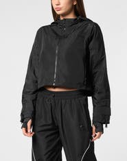 PLEIN SPORT Hooded Active Jacket Ls Scratch Women