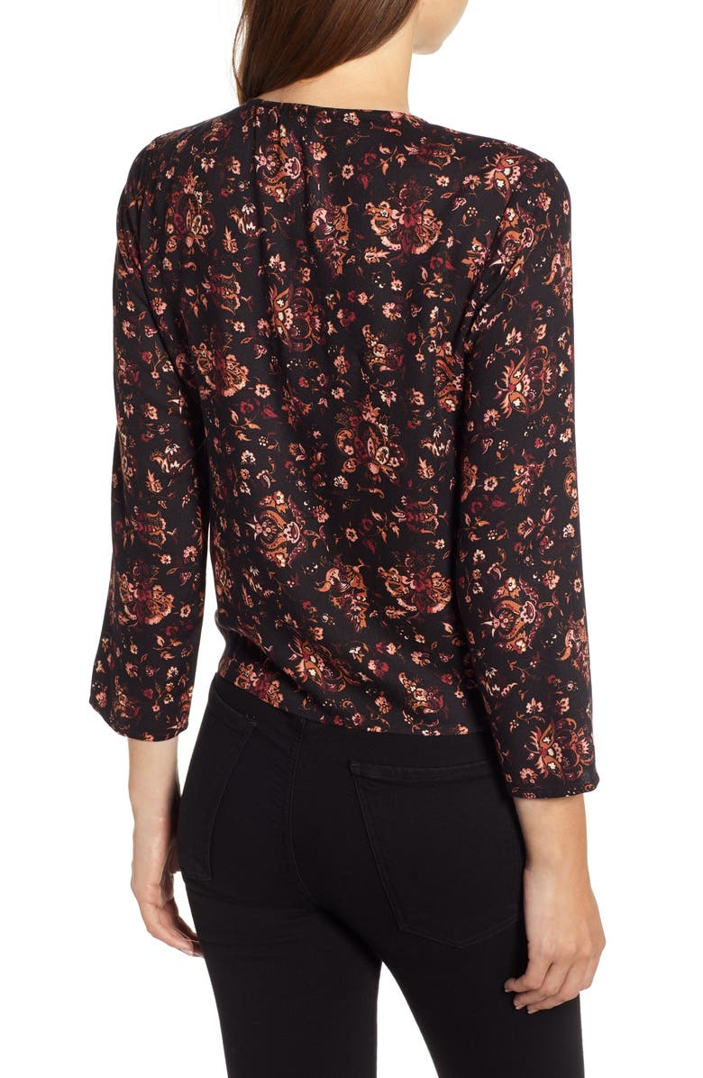 Hinge Tie Front Top, Alternate, color,