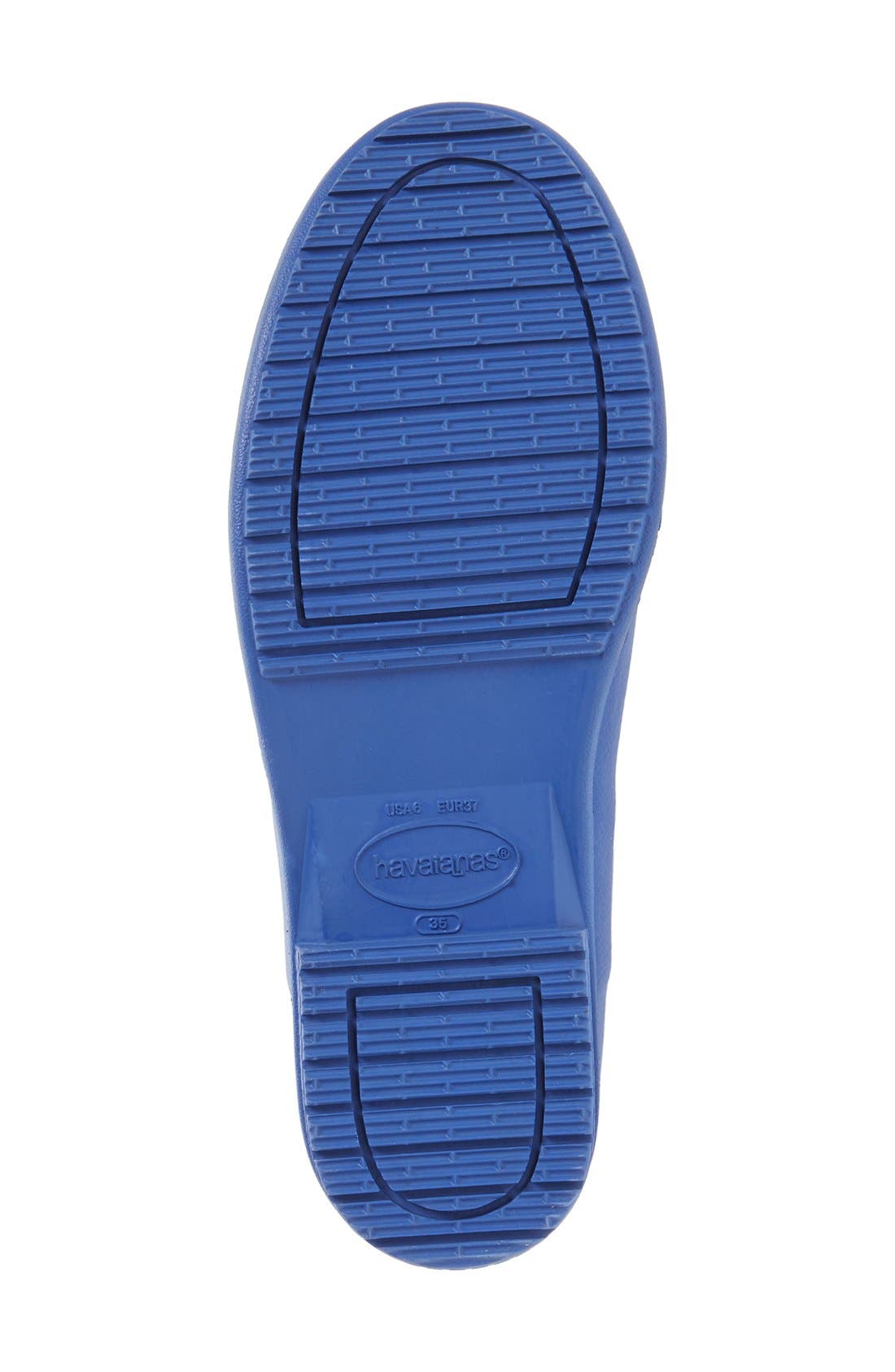 'Galochas Hi Matte' Waterproof Rain Boot, Alternate, color, MARINE BLUE