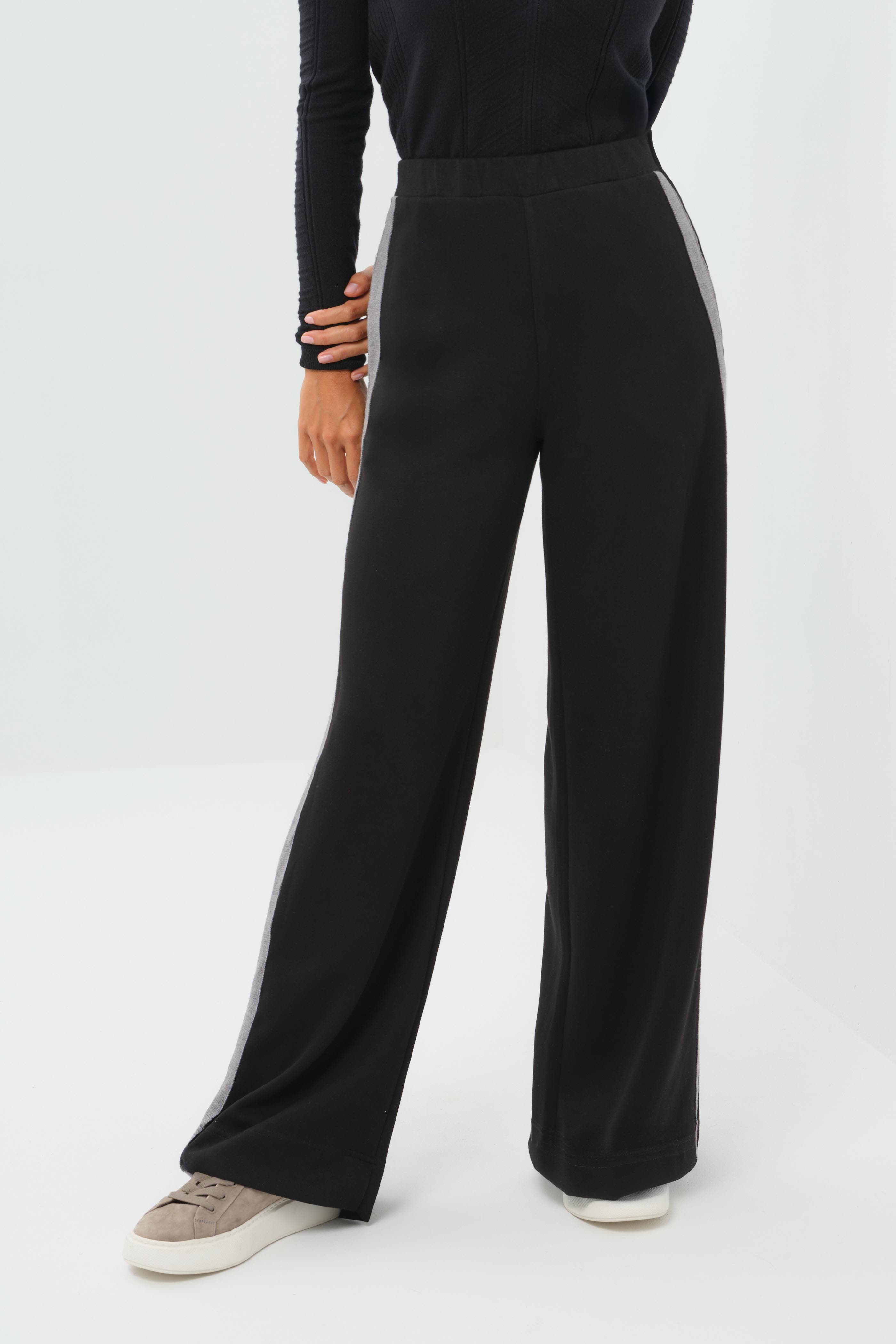 Mita Double-Knit Travel Ponte Wide Leg Pant - image 2
