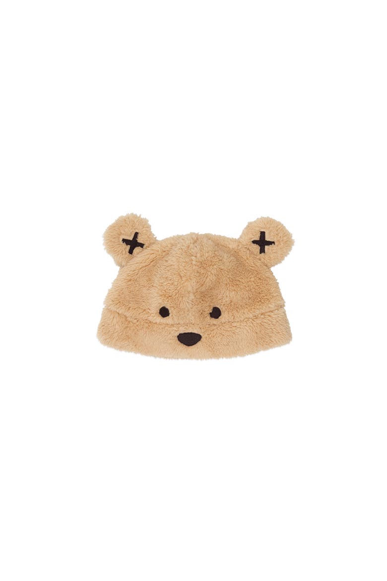 Classic Hux Fur Beanie, Main, color, Bear