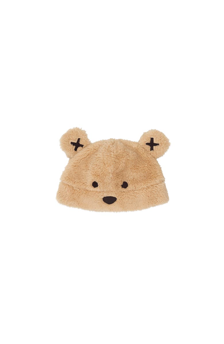 Huxbaby Classic Hux Fur Beanie, Main, color, Bear