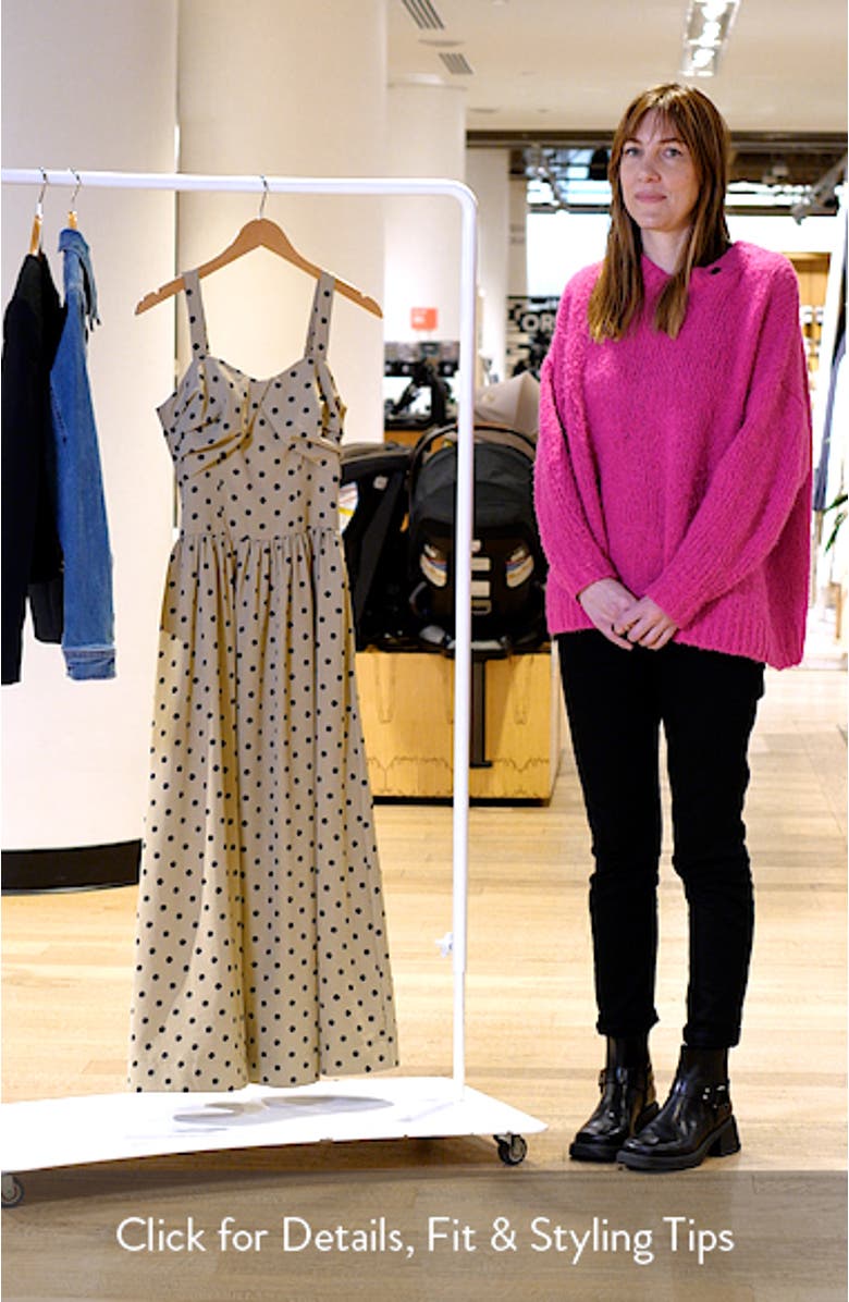 Hadley Dot Sleeveless Maxi Dress, sales video thumbnail