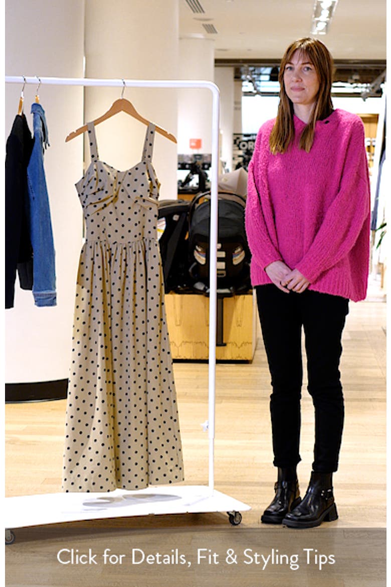 Hadley Dot Sleeveless Maxi Dress video