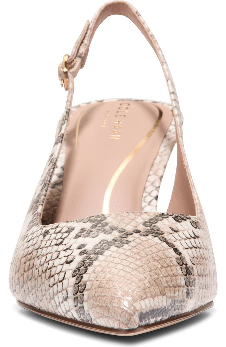 Cole Haan Hansell Slingback Pump, Alternate, color, Mojave Snake Print Leather