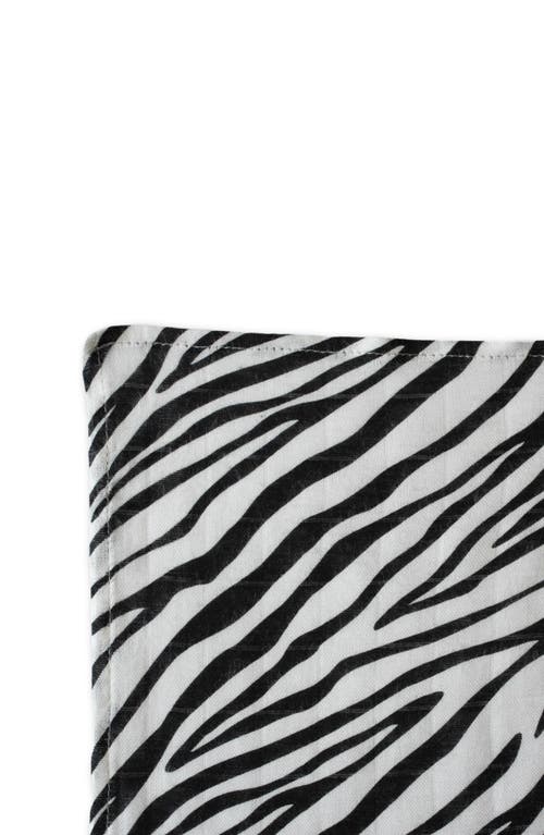 Etta Loves Zebra Sensory Lovey In Black And White
