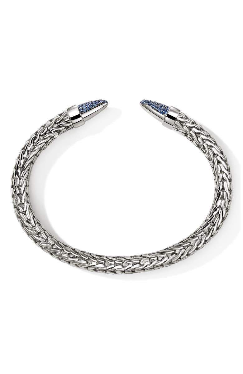 John Hardy Spear 50 Flex Cuff Bracelet, Alternate, color, Silver