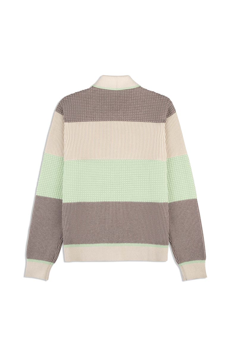 Sergio Tacchini Enzo Striped Track Jacket, Alternate, color, Taupe Grey