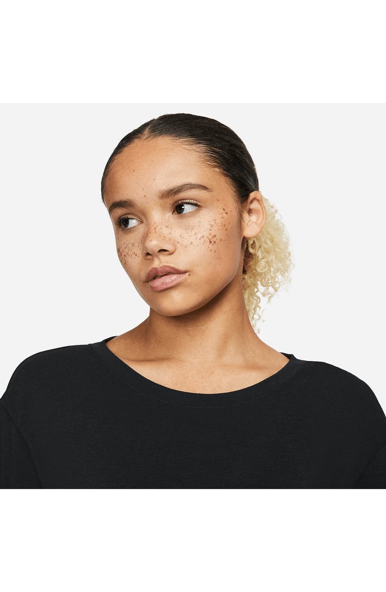 Nike Yoga Dri-FIT Short Sleeve T-Shirt, Alternate, color,