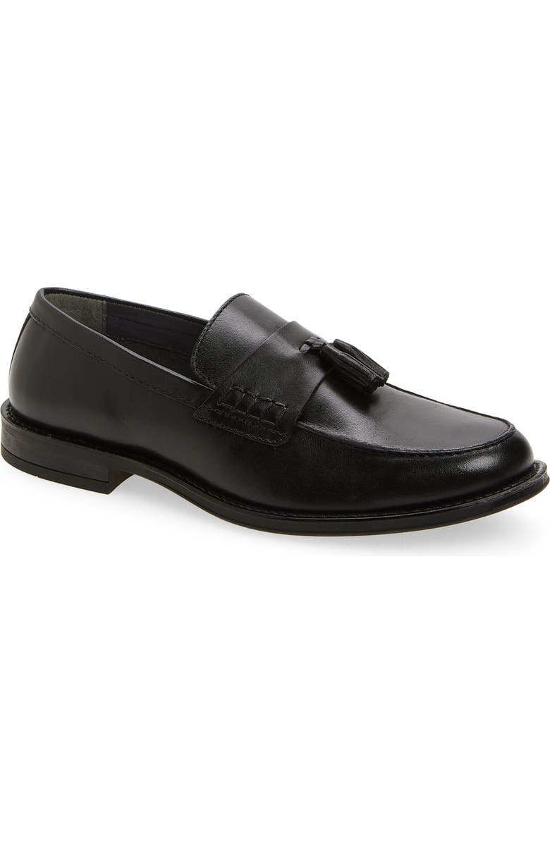 Steve Madden Daimon Tassel Loafer, Main, color, Black