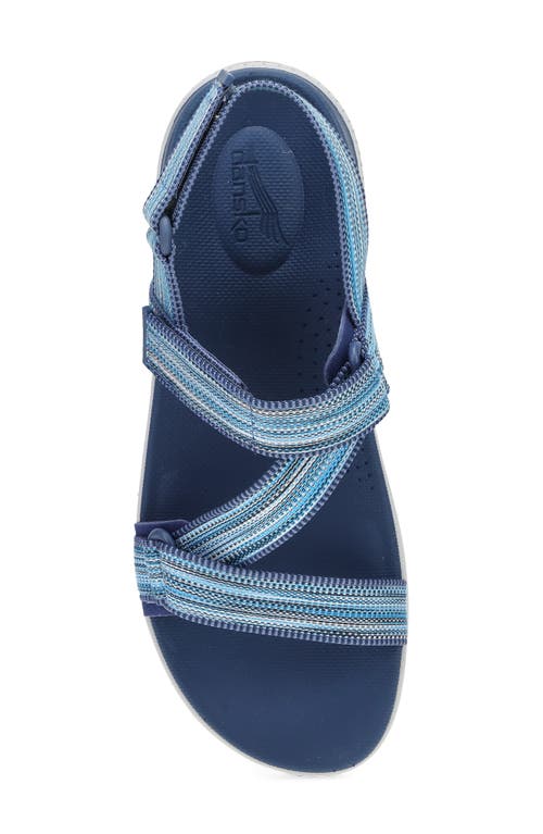 Dansko Rayna Sandal In Blue Multi Webbing