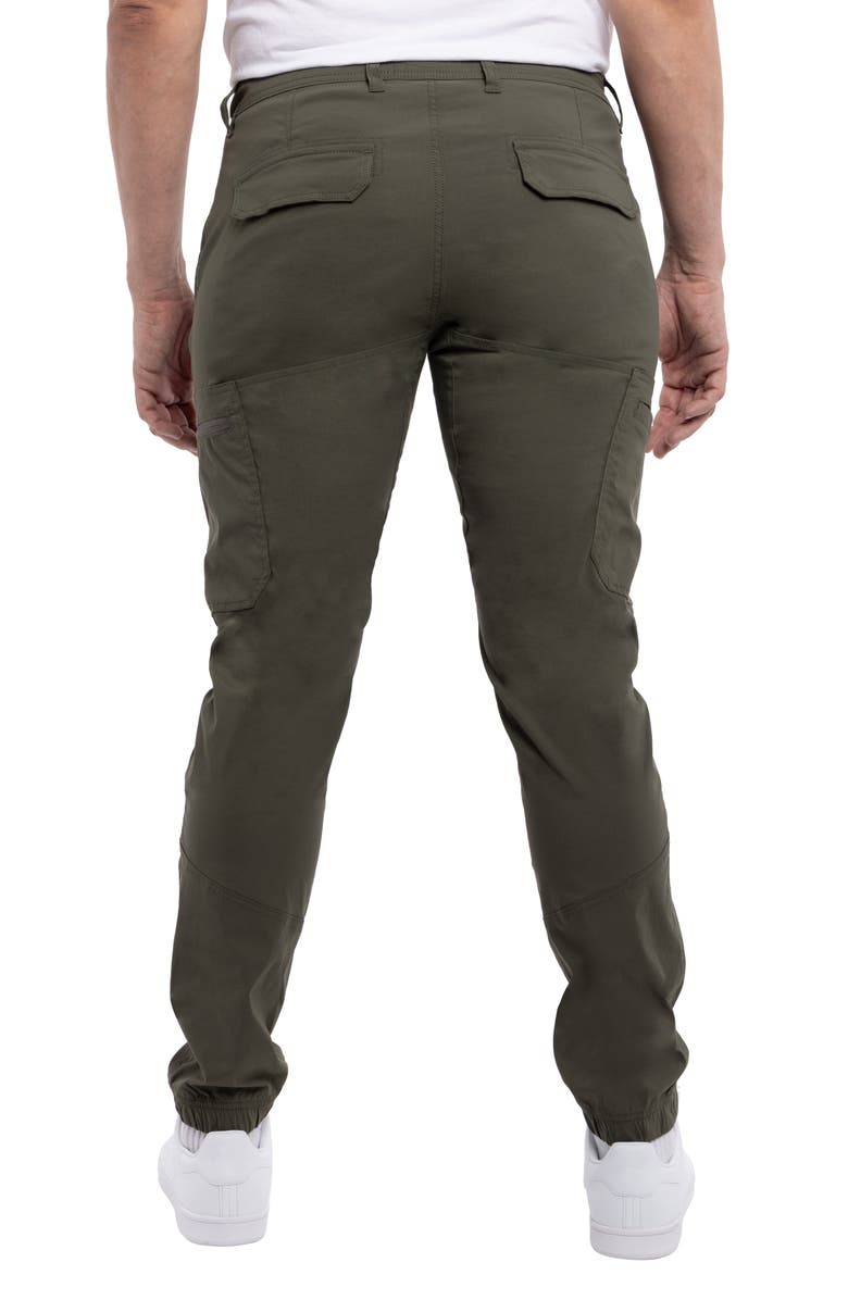 Spring + Mercer Slim Leg Cargo Pants, Alternate, color, Olive