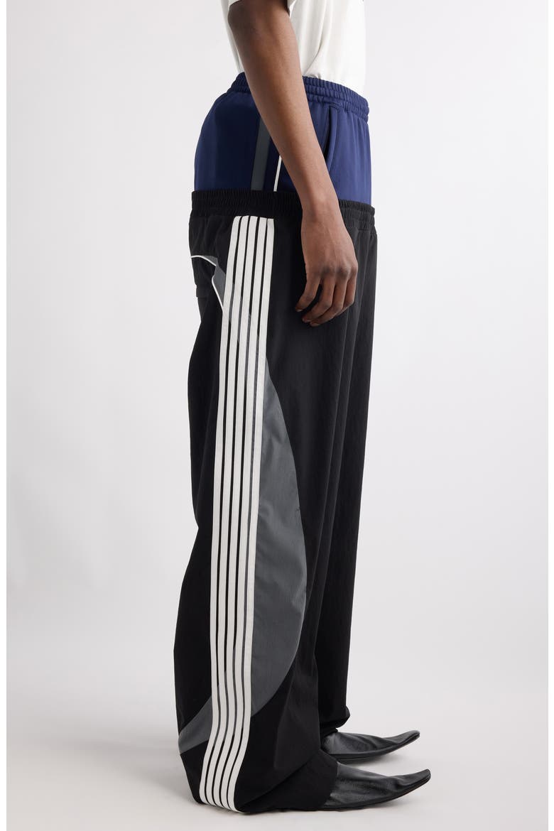 Balenciaga Layered Side Stripe Track Pants (Men) | Nordstrom