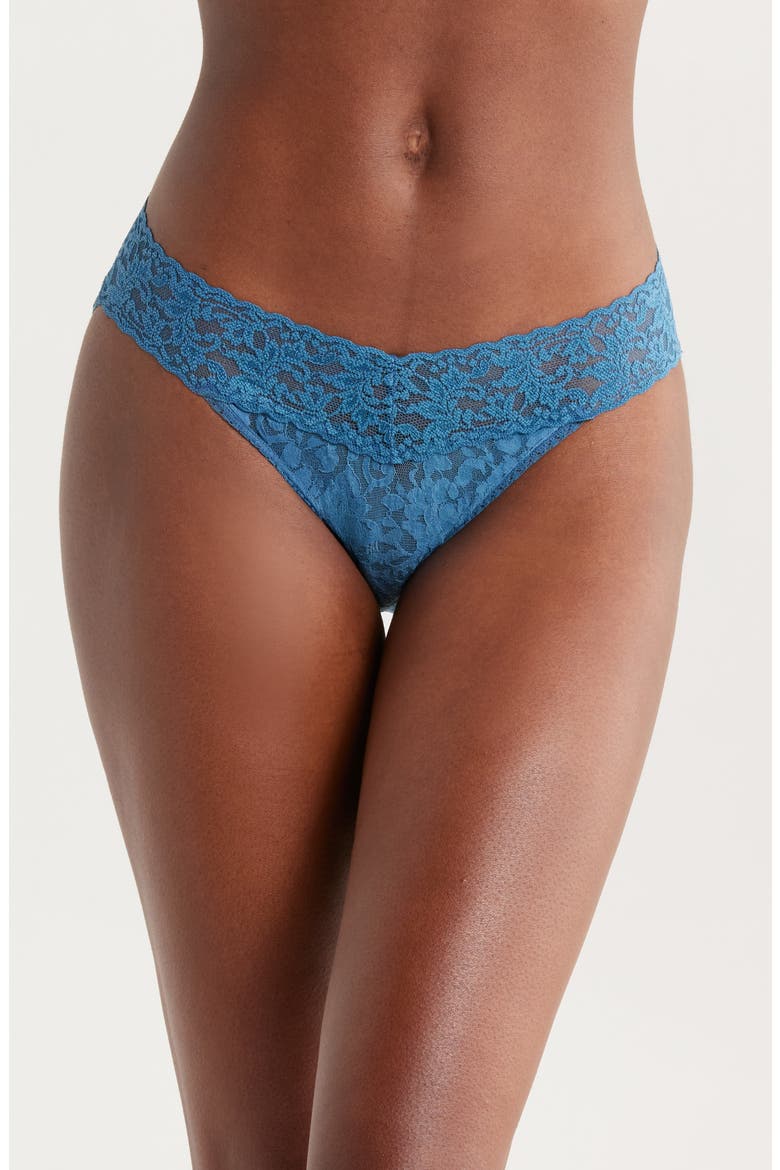 Signature Lace Bikini, Main, color, STORM CLOUD BLUE