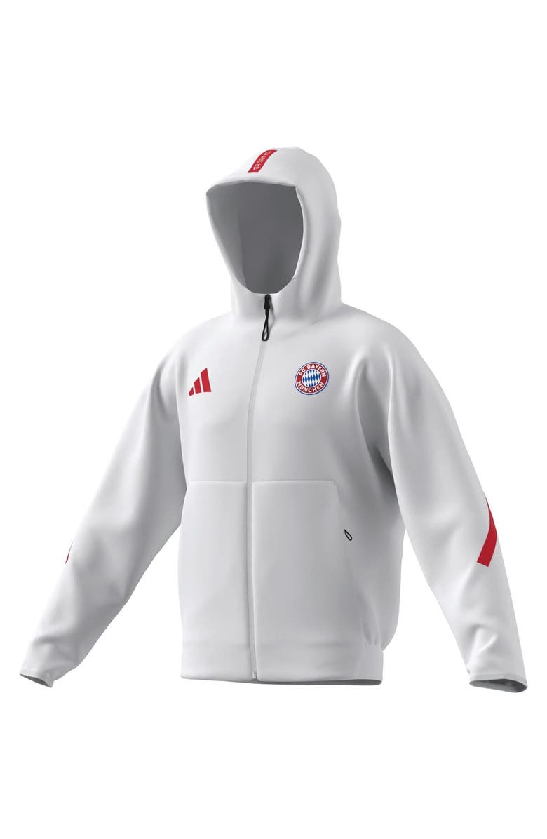 adidas Men's adidas White Bayern Munich 2025/26 Anthem Full-Zip Jacket, Alternate, color, White