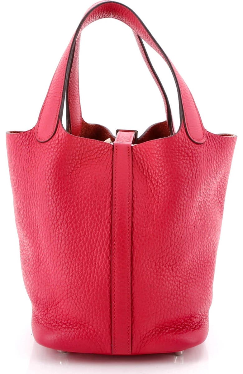 Pre-Owned Hermes Picotin Lock Bag Clemence PM, Alternate, color, Rose Extreme