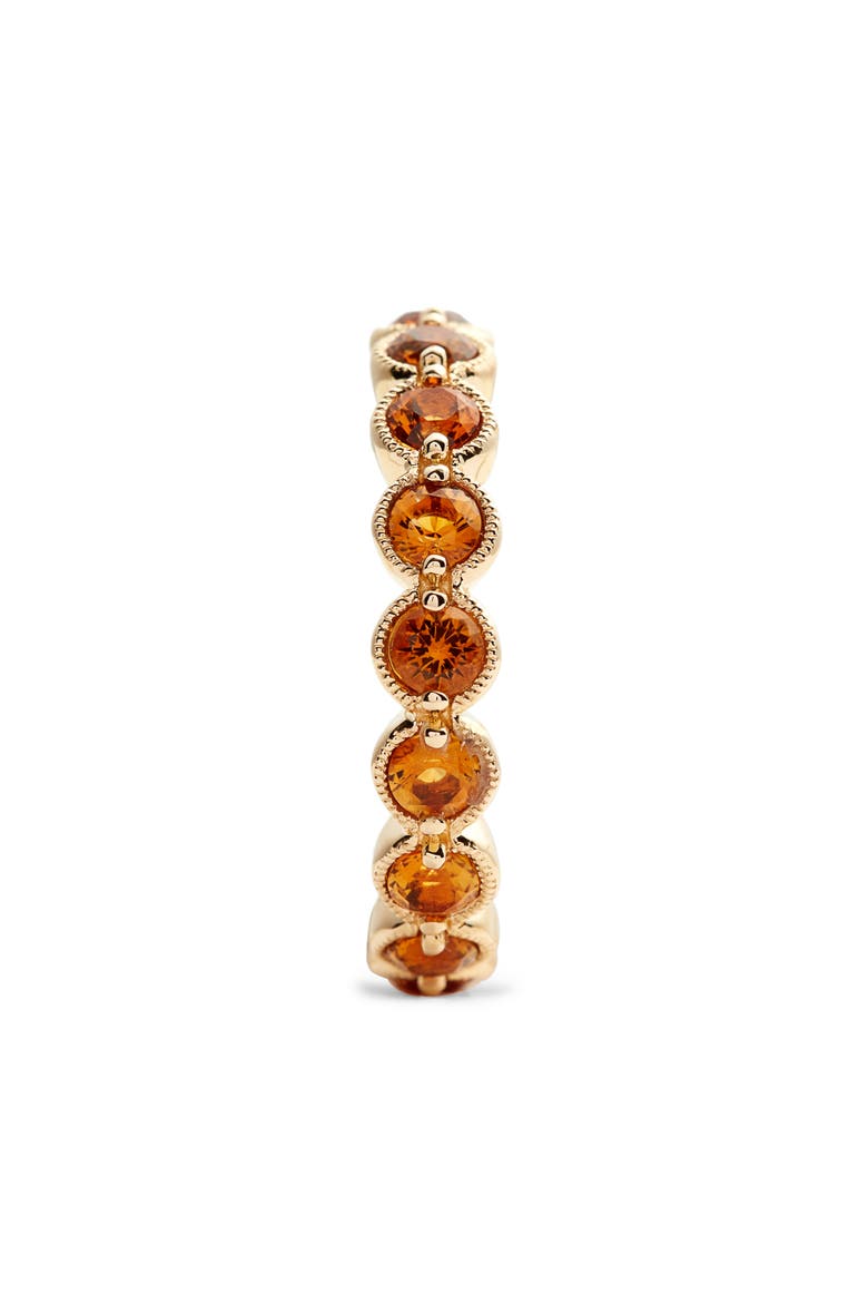 Citrine Bezel Set Eternity Ring (Nordstrom Exclusive), Alternate, color, YELLOW GOLD/ CITRINE