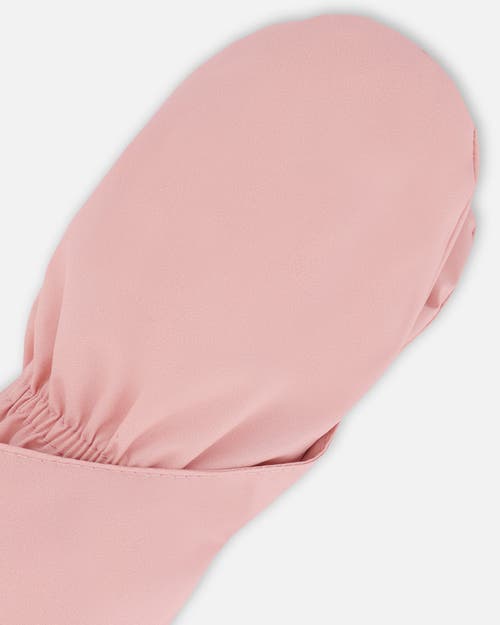 Deux Par Deux Lined Mittens In Pink