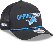 New Era Men's New Era Black Detroit Lions 2025 Inspire Change 9FORTY M-Crown Adjustable Hat