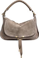 Chloé Small Marcie Suede Shoulder Bag