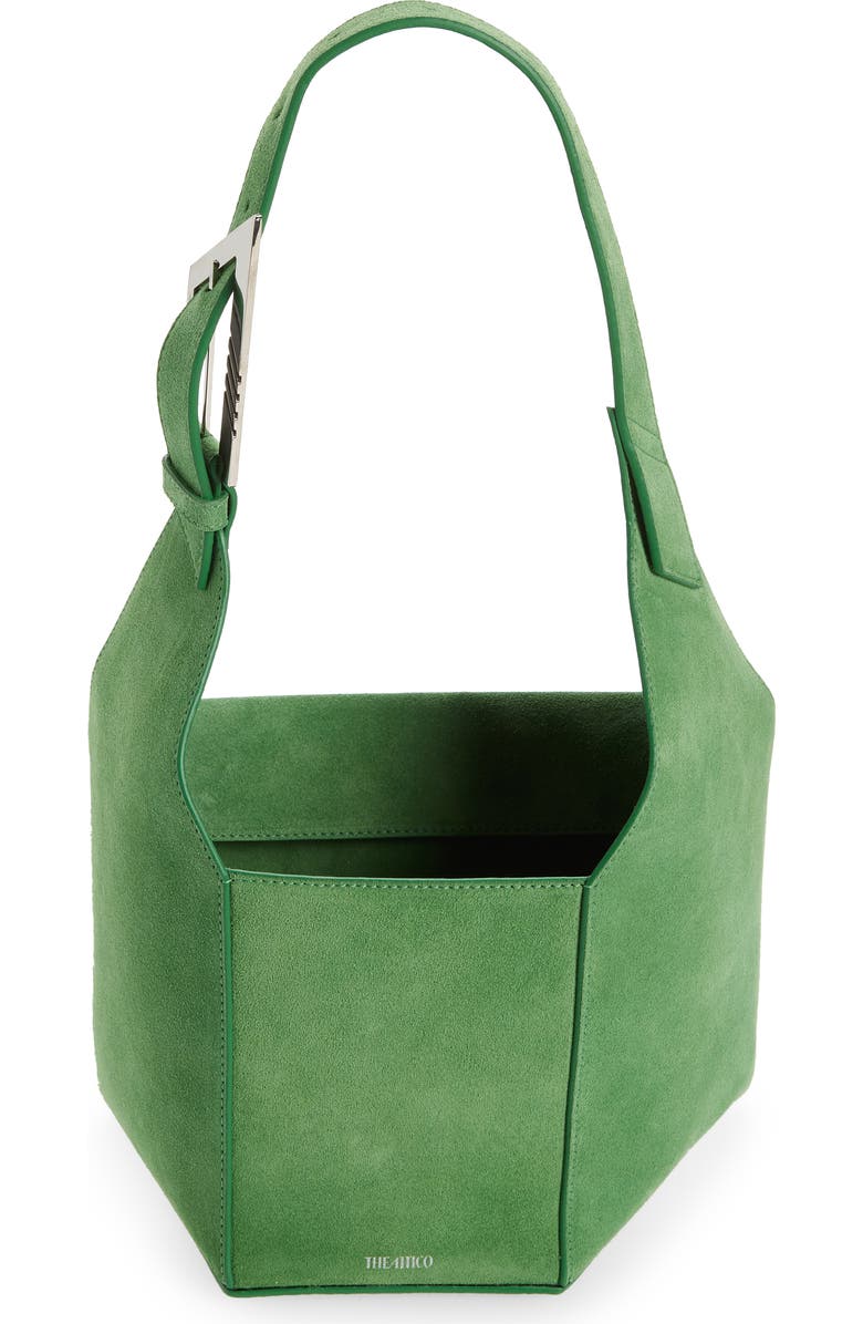 The Attico 6 PM Suede Bucket Bag, Main, color,