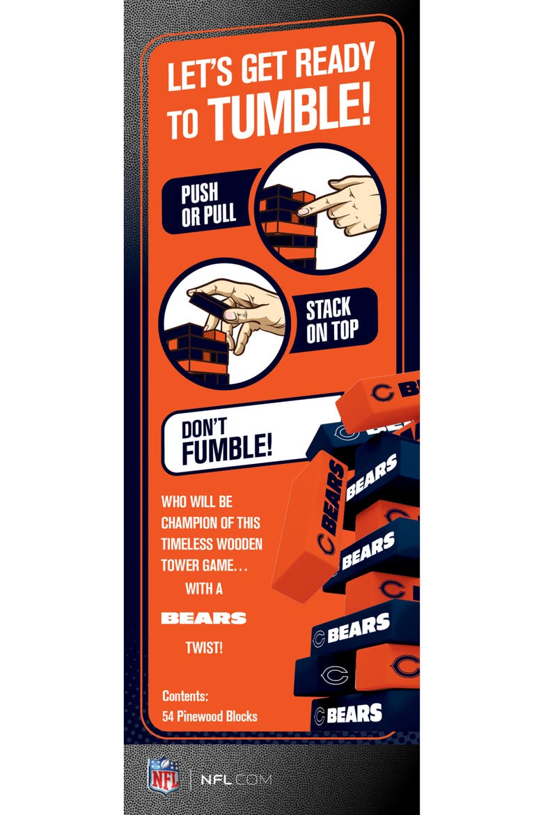 Chicago Bears Tumble Tower, Alternate, color, Multicolor