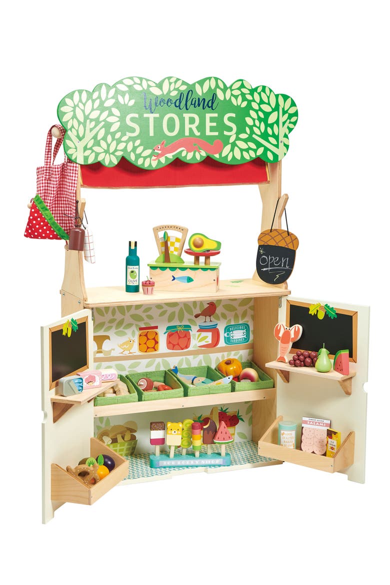 Woodland Stores & Theatre Toy Set, Alternate, color, MULTI