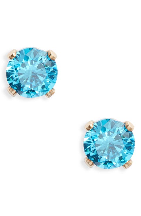 Birthstone Stud Earrings