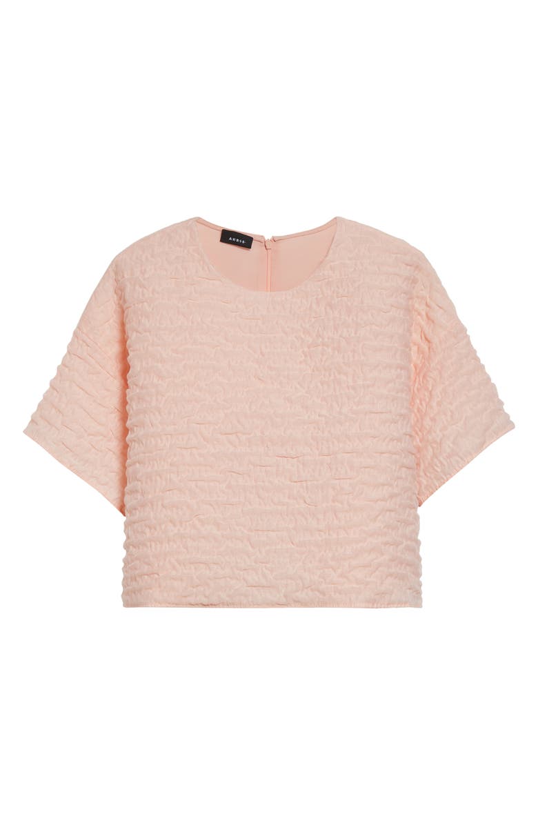 Akris Techno Organza Boxy Top, Alternate, color, Peach