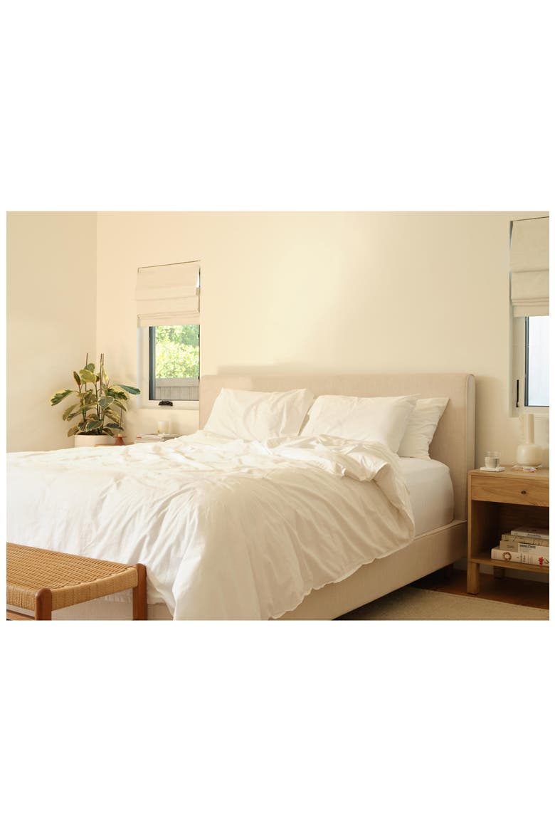 at Home Percale Pillowcases, Alternate, color, WHITE