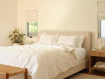 at Home Percale Sheet Set