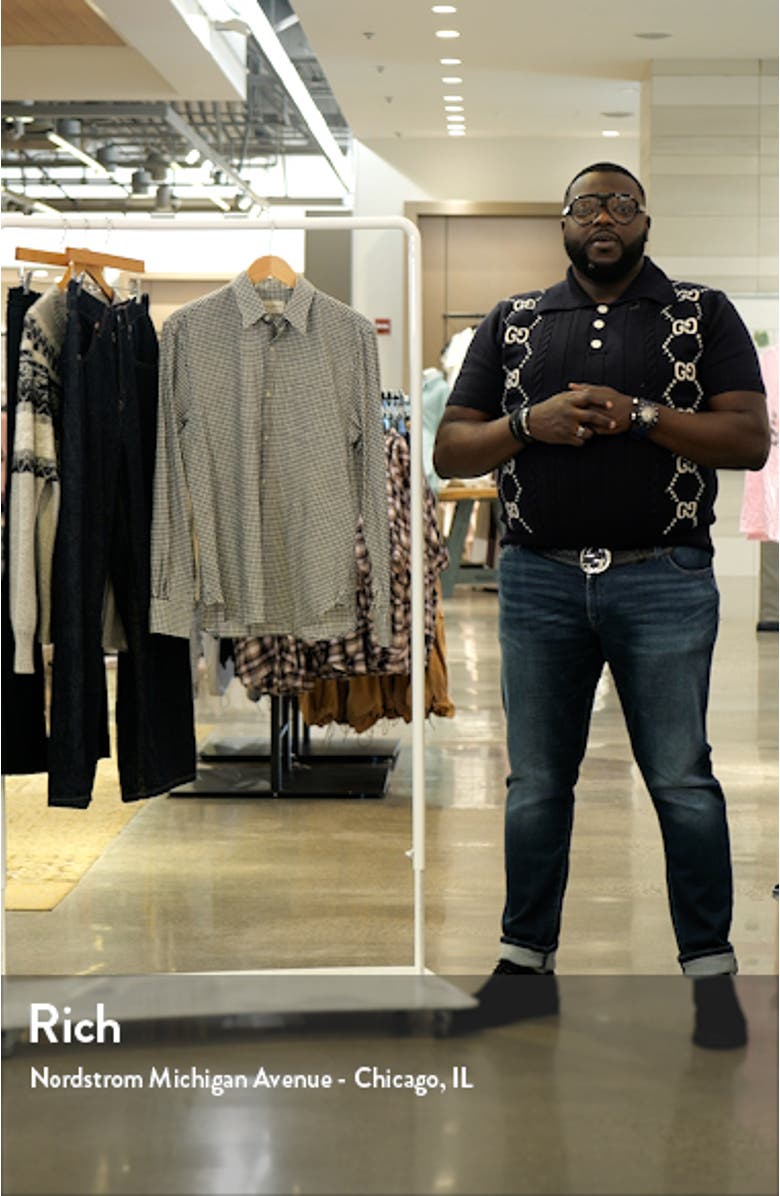 Benoit Check Button-Up Shirt, sales video thumbnail