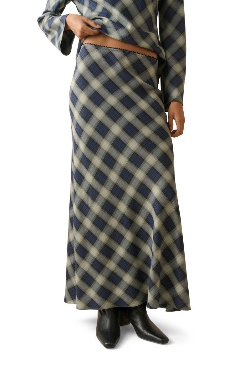 Otto Maxi Skirt, Main, color, BLUE