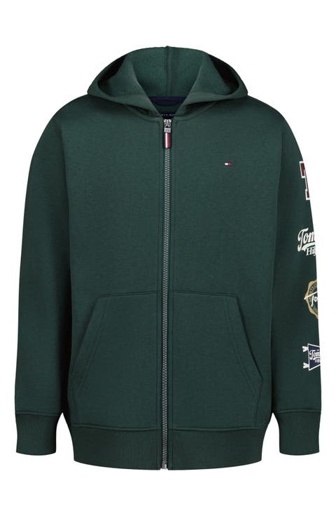 Kids' Collegiate Stack Zip Hoodie