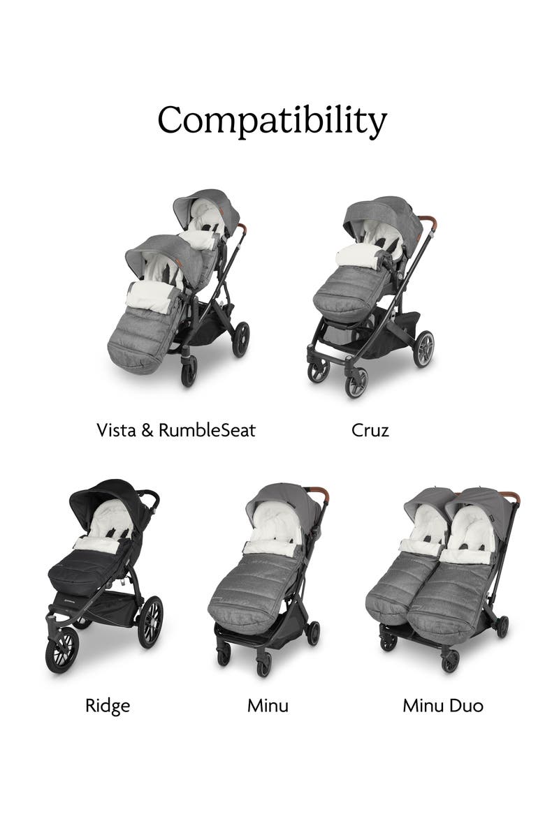 UPPAbaby CozyGanoosh Fleece Lined Footmuff, Alternate, color, Jake