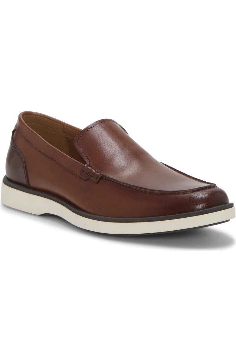 Vince Camuto Sevrin Moc Toe Loafer, Main, color, Cuero/Brown