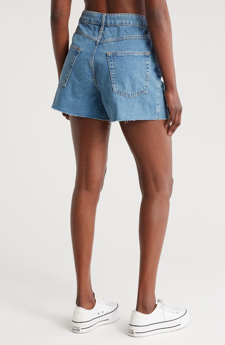 Topshop A-Line Mom Shorts, Alternate, color,
