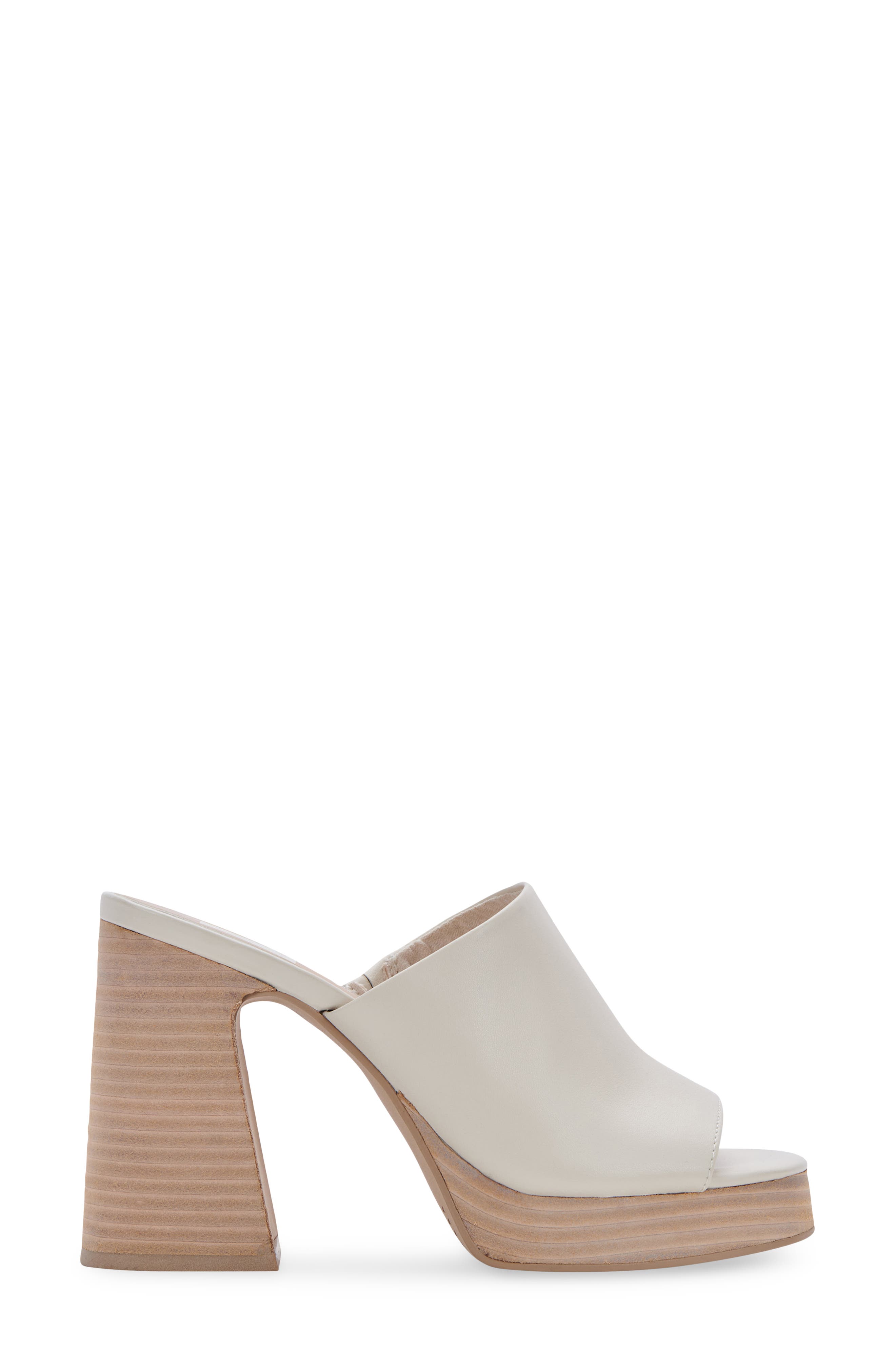 Lukas Platform Sandal, Alternate, color, IVORY LEATHER