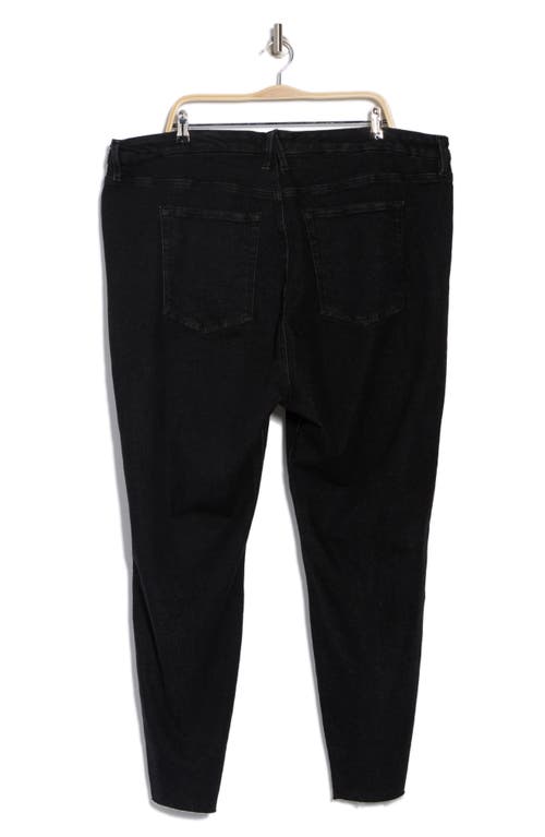 GOOD AMERICAN GOOD AMERICAN GOOD LEGS RAW HEM SKINNY JEANS