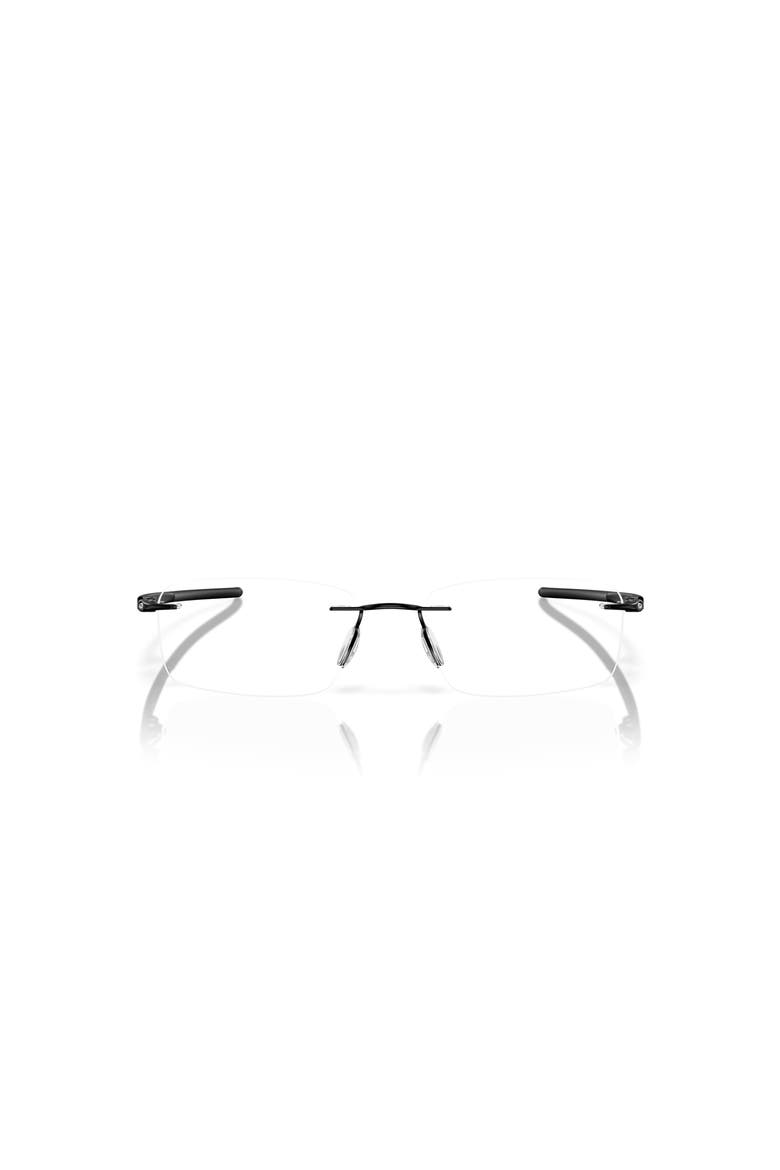 54mm Rectangle optical glasses, Alternate, color, Black