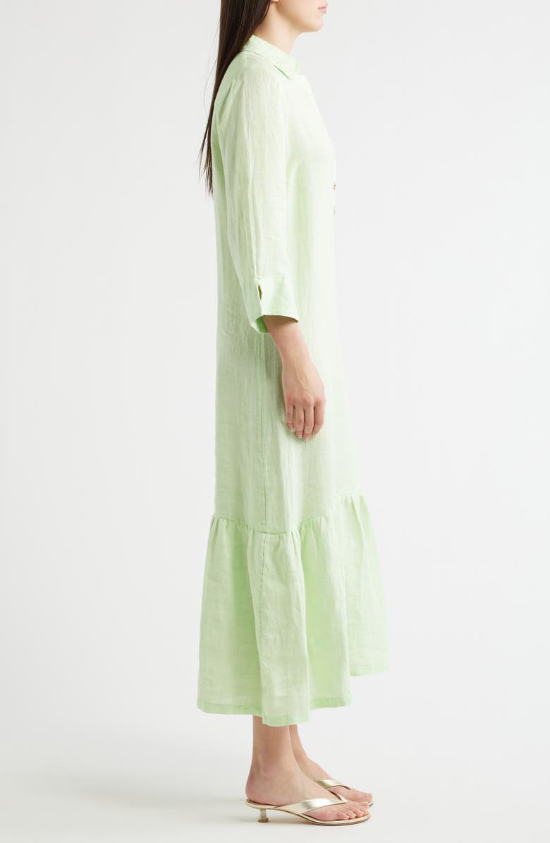 Lilly Pulitzer<sup>®</sup> Alora Ruffle Hem Linen Maxi Dress, Alternate, color, Pistachio Macaron X Resort